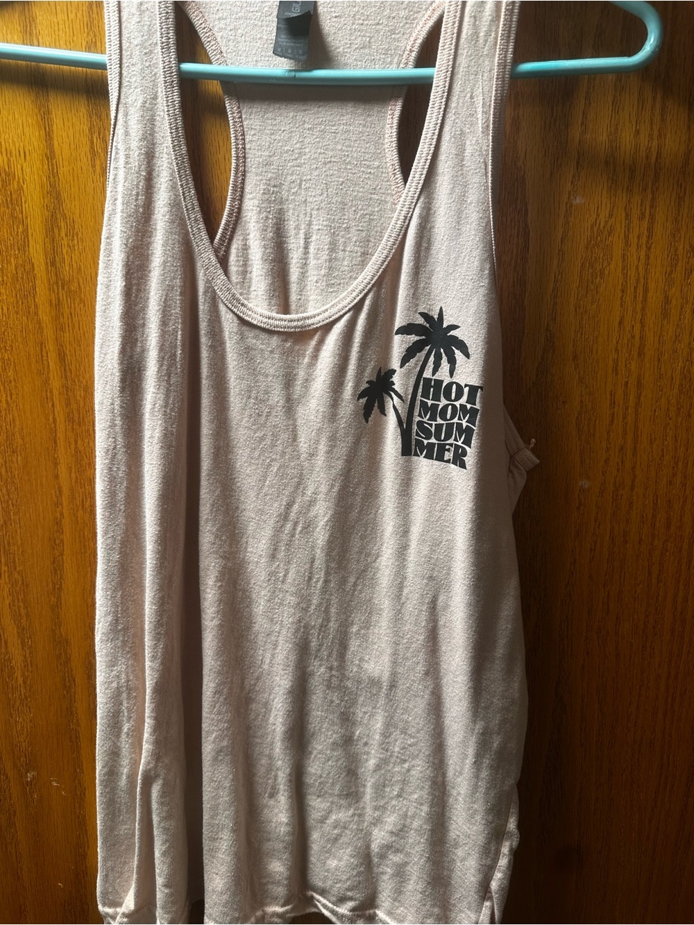 Gildan Light Pink Racerback Tank Top